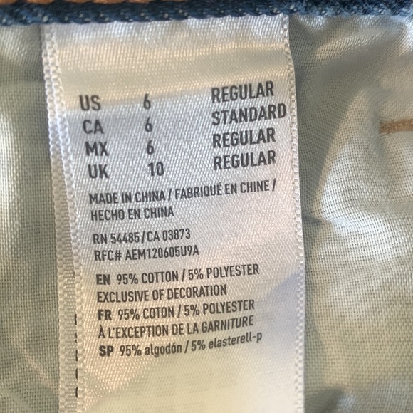 American eagle outfitters mom jeans size 6 - Picture 12 of 12